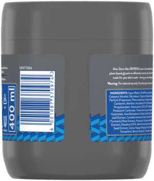 Dawn Men Refresh Cooling Body Cream 400ml
