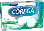 Super Corega 3 Minutes Daily Denture Cleanser Tablets 36pk