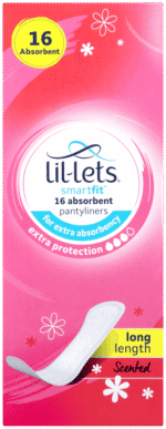 Lil-lets SmartFit Scented Pantyliners 16s