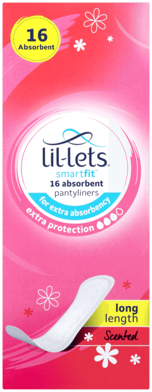 Lil-lets SmartFit Scented Pantyliners 16s