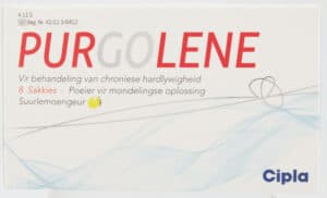 Purgolene Lemon Flavour Chronic Constipation Treatment Powder 8pk