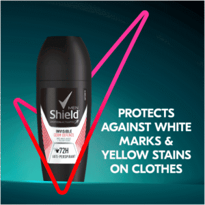 Shield Men Invisible Germ Defence Antiperspirant Roll-On Deodorant 50ml