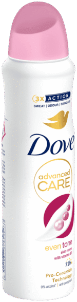 Dove Eventone Even Tone Skin Renew Anti-Perspirant Deodorant Body Spray 150ml