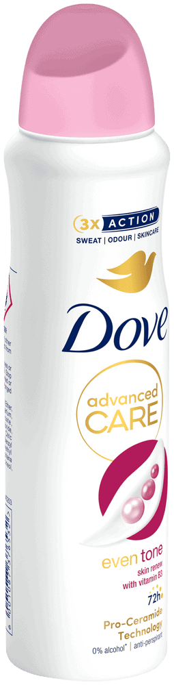 Dove Eventone Even Tone Skin Renew Anti-Perspirant Deodorant Body Spray 150ml