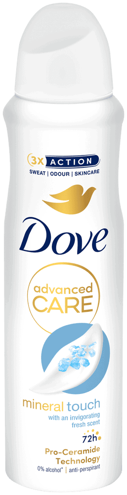Dove Mineral Touch Anti-Perspirant Body Spray 150ml