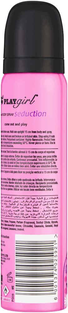 Playgirl Seduction Perfumed Body Spray 90ml