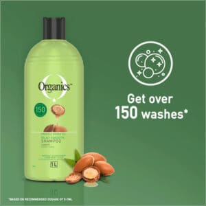 Organics Silky Smooth Argan Oil Hair Smoothing Shampoo 1000ml