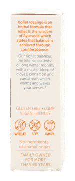 Himalaya Natural Vanilla Chai Flavour Koflet Lozenges 20pk