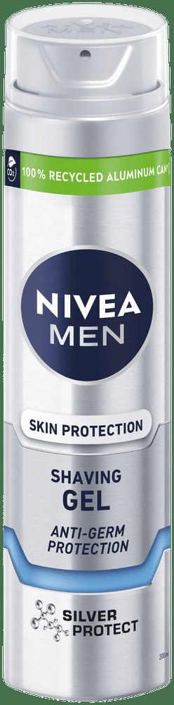 Nivea MEN Silver Protect Shaving Gel 200ml
