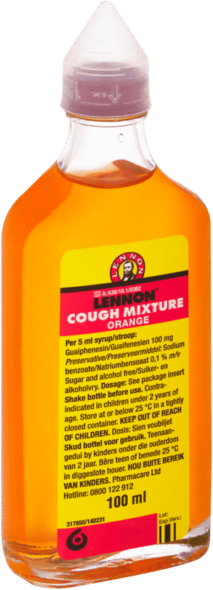 Lennon Orange Cough Mixture 100ml
