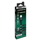 Volkano SLIM SERIES 3 IN 1 - 1M BLACK