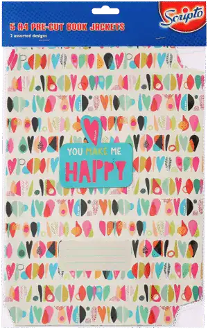 Scripto A4 Pre-Cut Book Jackets 5s