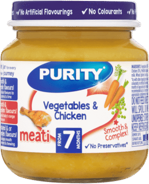 Purity From 7 Months Vegetables & Chicken Meati 125ml
