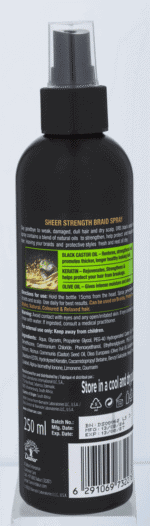 ORS Olive Oil Black Castor & Keratin Black Castor & Keratin Braid Spray 250ml - Image 1