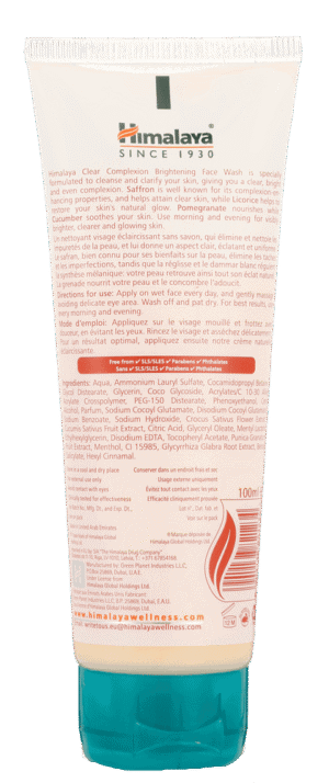 Himalaya Clear Complexion Brightening Face Wash 100ml