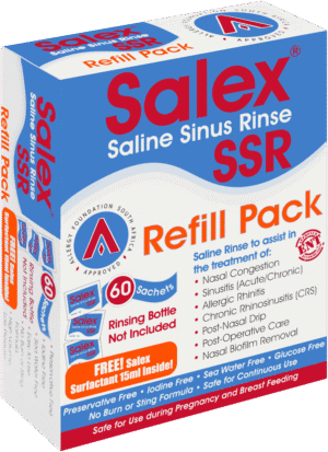 Salex Saline Sinus Rinse Refill Pack 60 x 1.6g