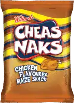 Willards Cheasnaks Chicken Flavoured Maize Snack 135g
