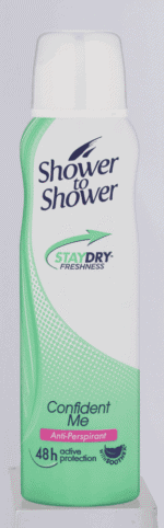Shower To Shower StayDry Confident Me Anti-Perspirant Spray 150ml