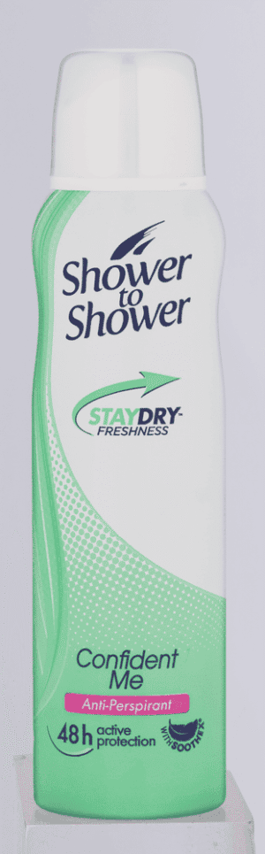 Shower To Shower StayDry Confident Me Anti-Perspirant Spray 150ml