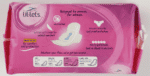 Lil-lets Super Unscented Maxi Thick Pads with Wings 16s