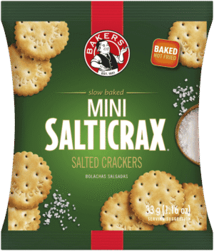 Bakers Salticrax Mini Salted Crackers 33g