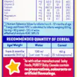 Purity From 8 Months Apple Yoghurt Flavour Baby Cereal with Milk 200g