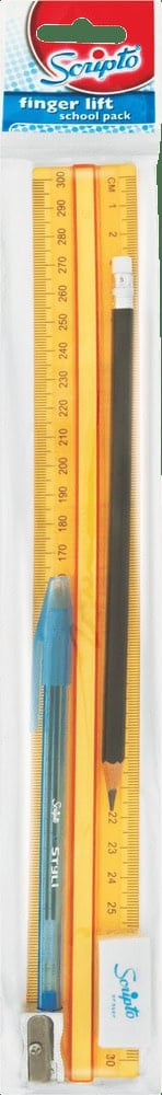 Scripto Finger Lift School Pack 5pc