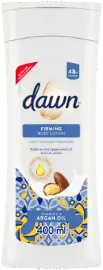 Dawn Vitamin E and Argan Oil Firming Repairing Body Lotion Helps Reduce Stretch Marks 400ml