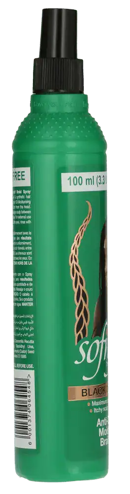 Sofnfree Black Castor Oil Anti-Dandruff Moisturising Braid Spray 350ml