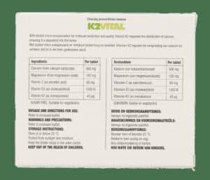B-cal K2 5-In-1 Bone Support Tablets 30pk
