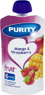 Purity From 6 Months Mango & Strawberry Fruit 110ml