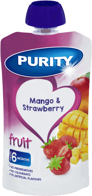 Purity From 6 Months Mango & Strawberry Fruit 110ml