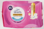 Lil-lets Super Maxi Thick Scented Pads with Wings 8pk