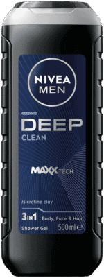 Nivea MEN DEEP Clean 3-in-1 Shower Gel 500ml