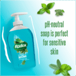 Radox Feel Active Basil and Sage Cleansing Hand Wash Soap 300ml