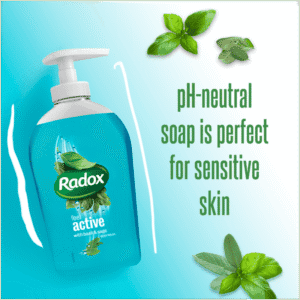 Radox Feel Active Basil and Sage Cleansing Hand Wash Soap 300ml