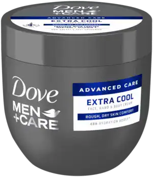 Dove Men+Care Hand and Body Cream, Advanced Care Extra Cool Face 400ml