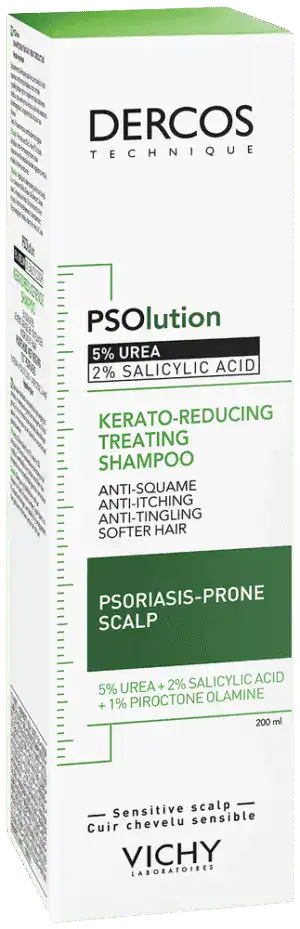 Vichy Dercos PSOlution Kerato-Reducing Treating Shampoo 200ml