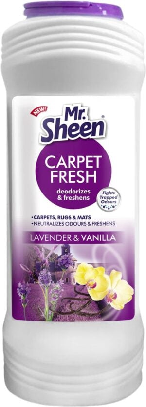 Shield Chemicals MR SHEEN CARPET FRESH 600G LAVENDER&VAN