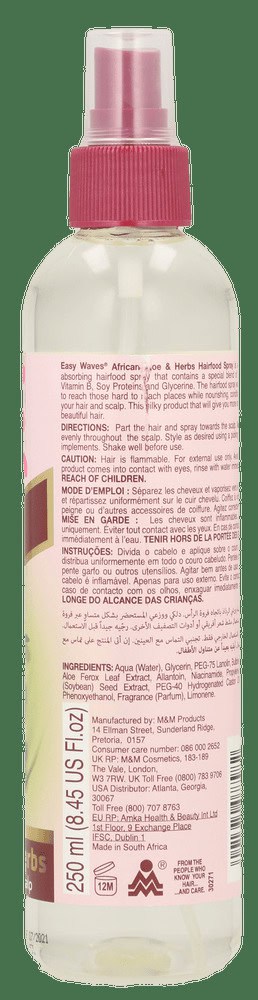 Easy Waves African Aloe & Herbs Glycerine Hairfood Spray 250ml