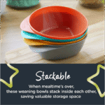 Tommee Tippee Easi-Scoop Feeding Bowls 4pk