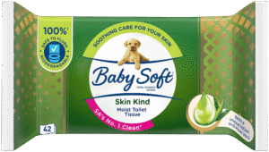 Baby Soft Skin Kind Moist Toilet Tissue 42pk