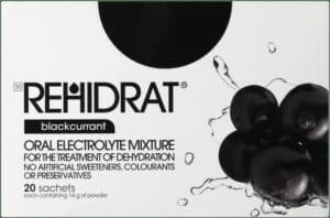 Rehidrat Blackcurrant Oral Electrolyte Mixture Sachets 20 x 14g