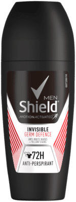 Shield Men Invisible Germ Defence Antiperspirant Roll-On Deodorant 50ml