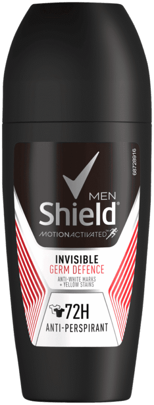 Shield Men Invisible Germ Defence Antiperspirant Roll-On Deodorant 50ml
