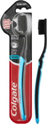 Colgate SlimSoft Ultra Soft Charcoal Toothbrush 1s