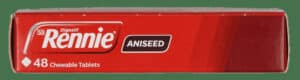 Rennie Aniseed Heartburn & Indigestion Chewable Tablets 48pk