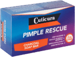 Cuticura Pimple Rescue Charcoal Soap Bar 100g