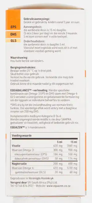 Equazen Citrus Flavour Liquid Omega 200ml