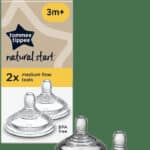 Tommee Tippee Closer to Nature Medium Flow Teats 2pk